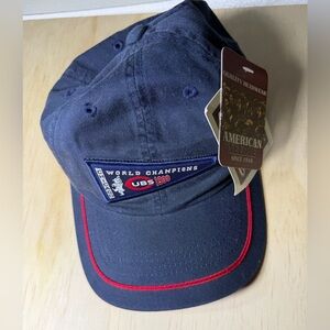 Chicago Cubs 1908 World Champions Cooperstown Collection Hat Navy Strapback
